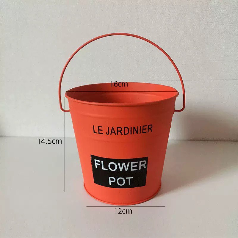 Ведро ручка Flower Pot оранжевый