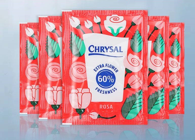 Порошок подкормка Chrysal ROSA 5 грамм  для срезанных цветов